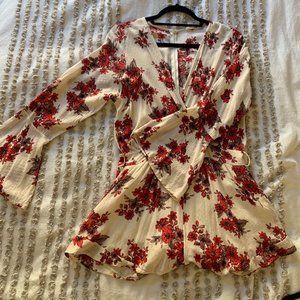Cherry Blossom Long Sleeved romper